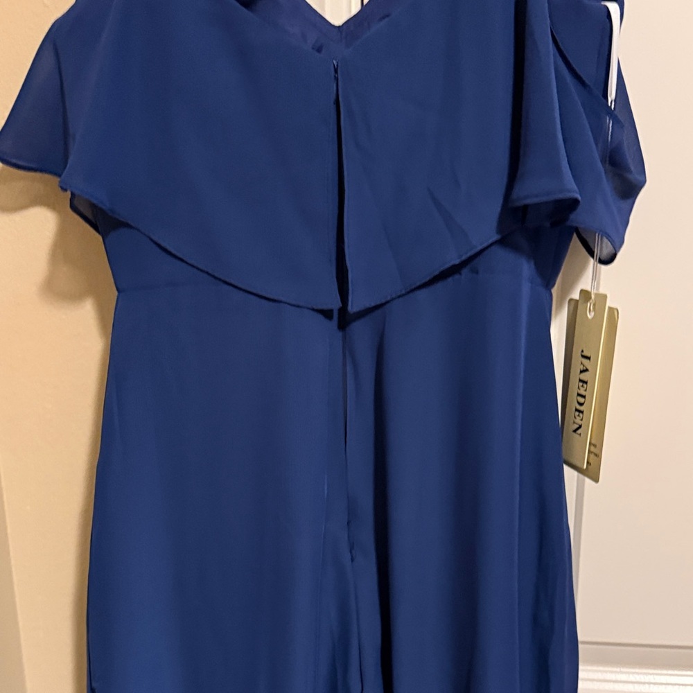 Lulu's Navy Blue Jumpsuit - Picture 6 of 8